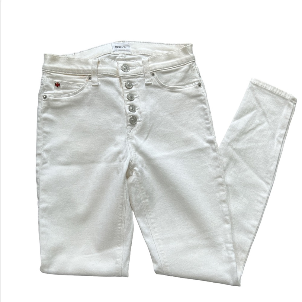 HUDSON WHITW SKINNY JEANS